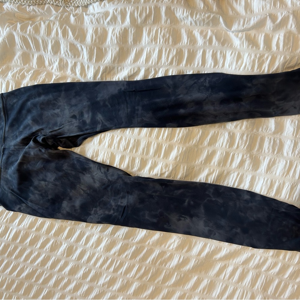 lululemon athletica Align Black Tie-Dye Leggings